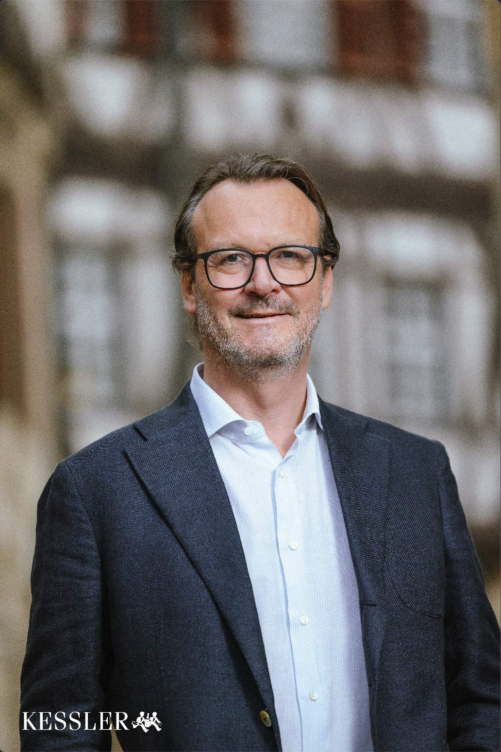 Porträt von Christopher Baur, CEO von KESSLER Sekt
