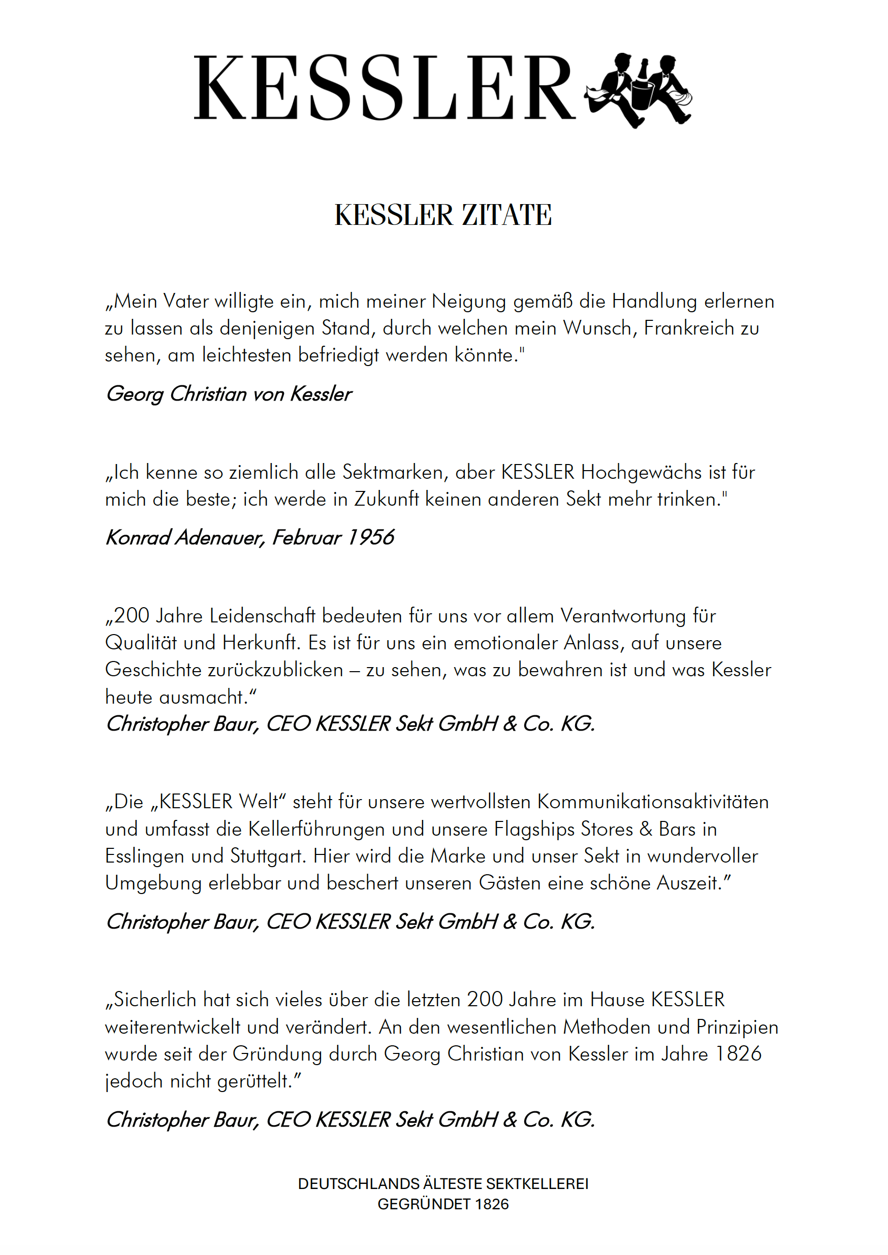 KESSLER Zitate